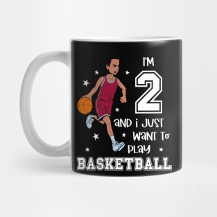 Boy plays basketball - I am 2 Mug